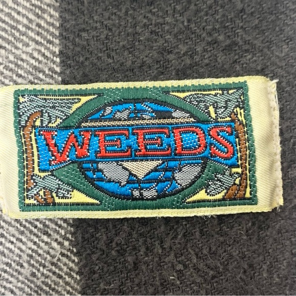 WEEDS Grey Purple Cream Flannel Women’s Size Large Excellent PreOwned Condition - Picture 2 of 7